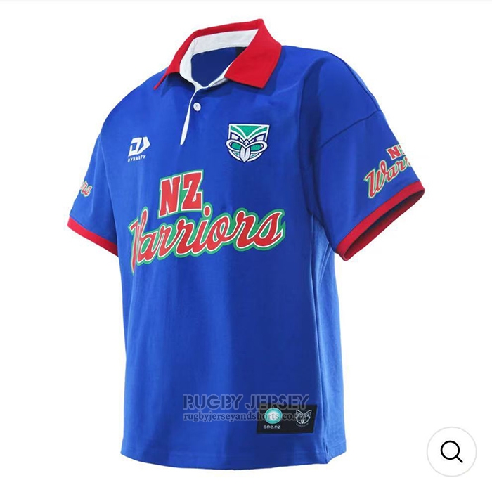 Jersey Polo New Zealand Warriors Rugby 2026 Blue